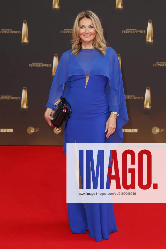 The German Television Award 2021 Frauke Ludowig on the red carpet at the award ceremony The German Television Award The TV Highlights of the Year on September 14 at MMC Studios Cologne