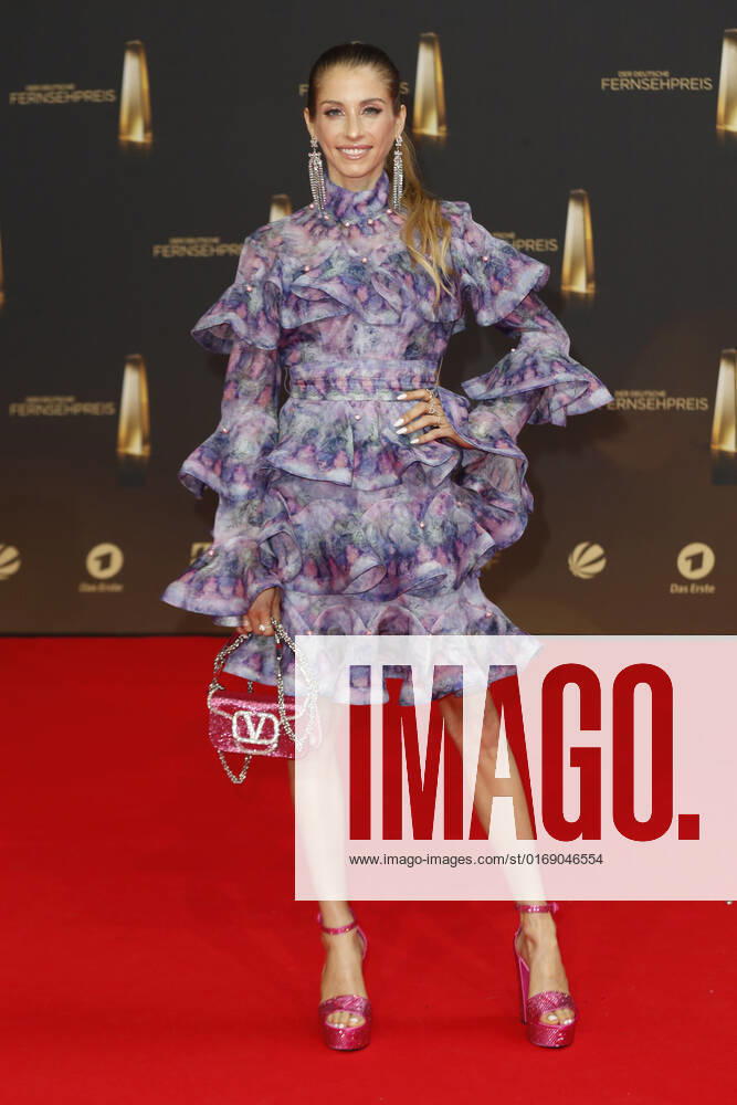 The German Television Award 2021 Cathy Hummels on the red carpet at the ceremony The German Television Award The TV highlights of the year on September 14 at MMC Studios Cologne