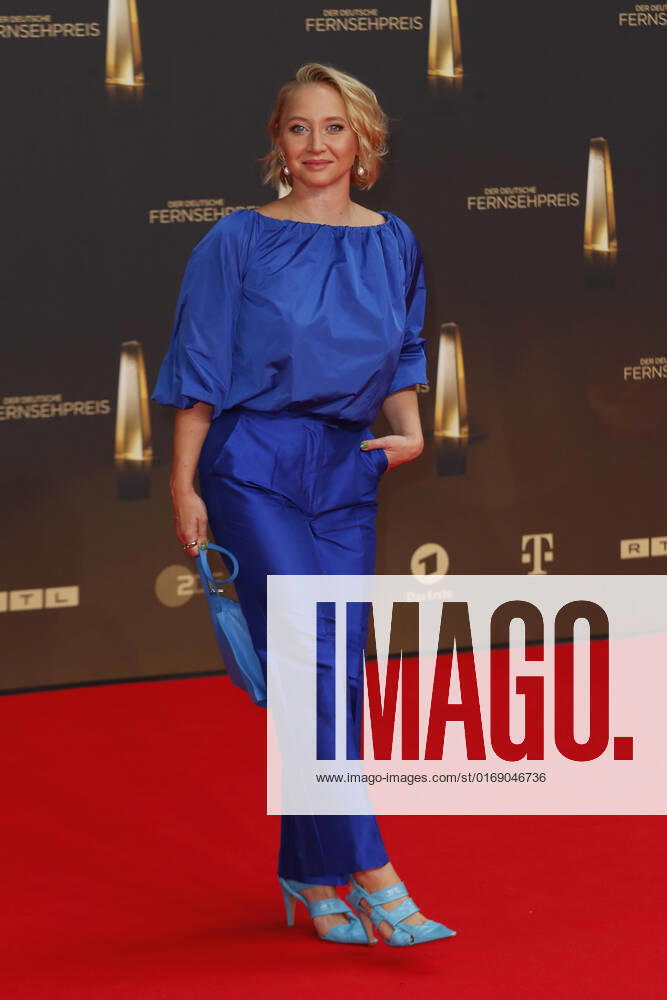 The German Television Award 2021 Anna Maria Mühe on the red carpet at the award ceremony The German Television Award The TV Highlights of the Year on September 14 at MMC Studios Cologne