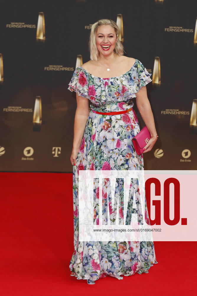 The German Television Award 2021 Ruth Moschner on the red carpet at the award ceremony The German Television Award The TV highlights of the year on September 14 at MMC Studios Cologne