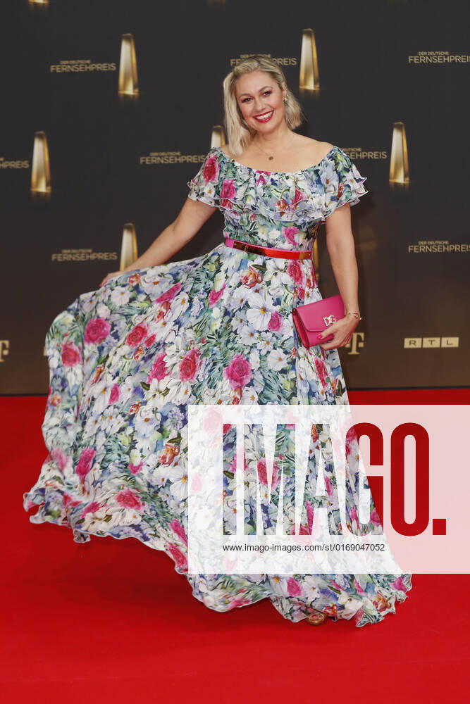 The German Television Award 2021 Ruth Moschner on the red carpet at the award ceremony The German Television Award The TV highlights of the year on September 14 at MMC Studios Cologne