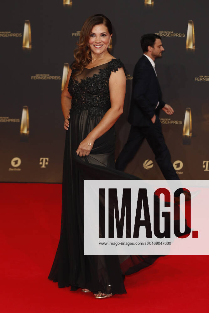 The German Television Award 2021 Karen Webb on the red carpet at the ceremony The German Television Award The TV highlights of the year on September 14 at MMC Studios Cologne