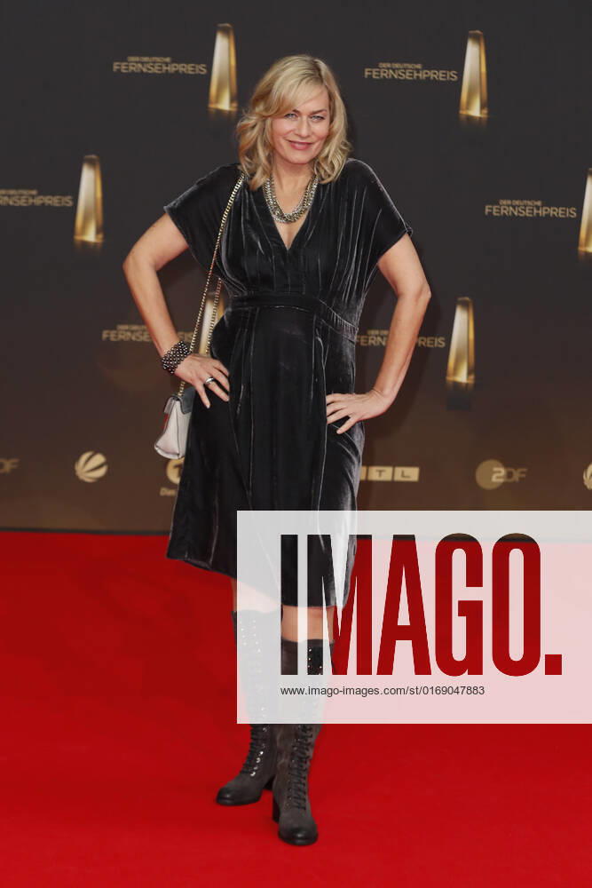 The German Television Award 2021 Gesine Cukrowski on the red carpet at the award ceremony The German Television Award The TV Highlights of the Year on September 14 at MMC Studios Cologne