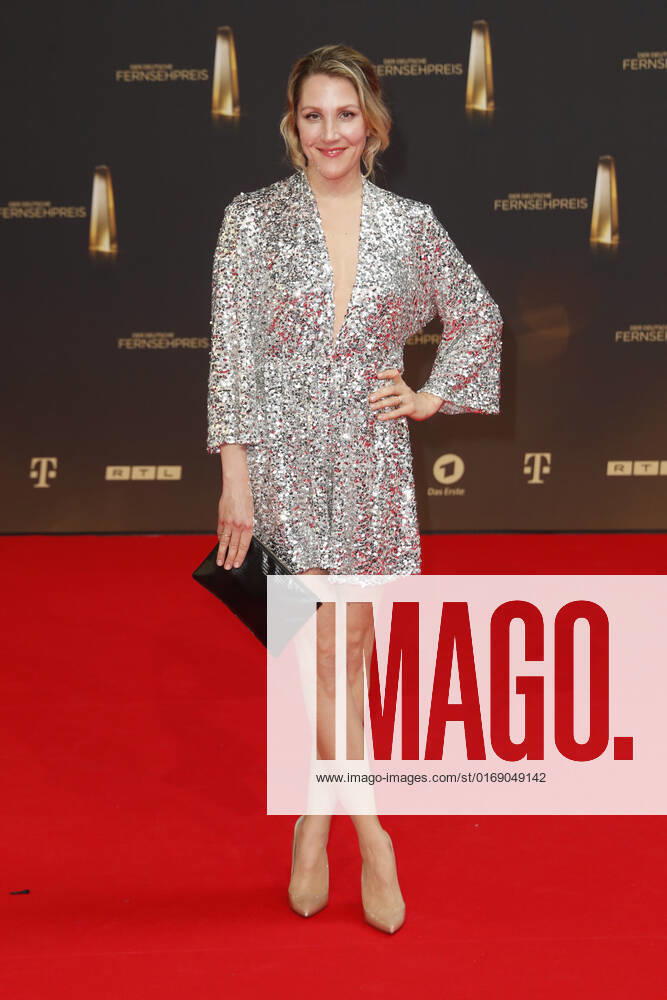 The German Television Award 2021 Nicola Kastner on the red carpet at the award ceremony The German Television Award The TV Highlights of the Year on September 14 at MMC Studios Cologne