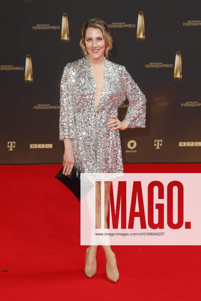 The German Television Award 2021 Nicola Kastner on the red carpet at the award ceremony The German Television Award The TV Highlights of the Year on September 14 at MMC Studios Cologne