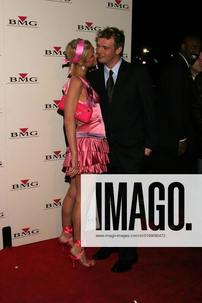 Paris Hilton and Nick Carter at the 2004 BMG Grammy Party, Avalon, Hollywood, CA 02-08-04 , 10972216.jpg, celebrity, people, talent, person, event, entertainment, fame, famous, popular, star,
