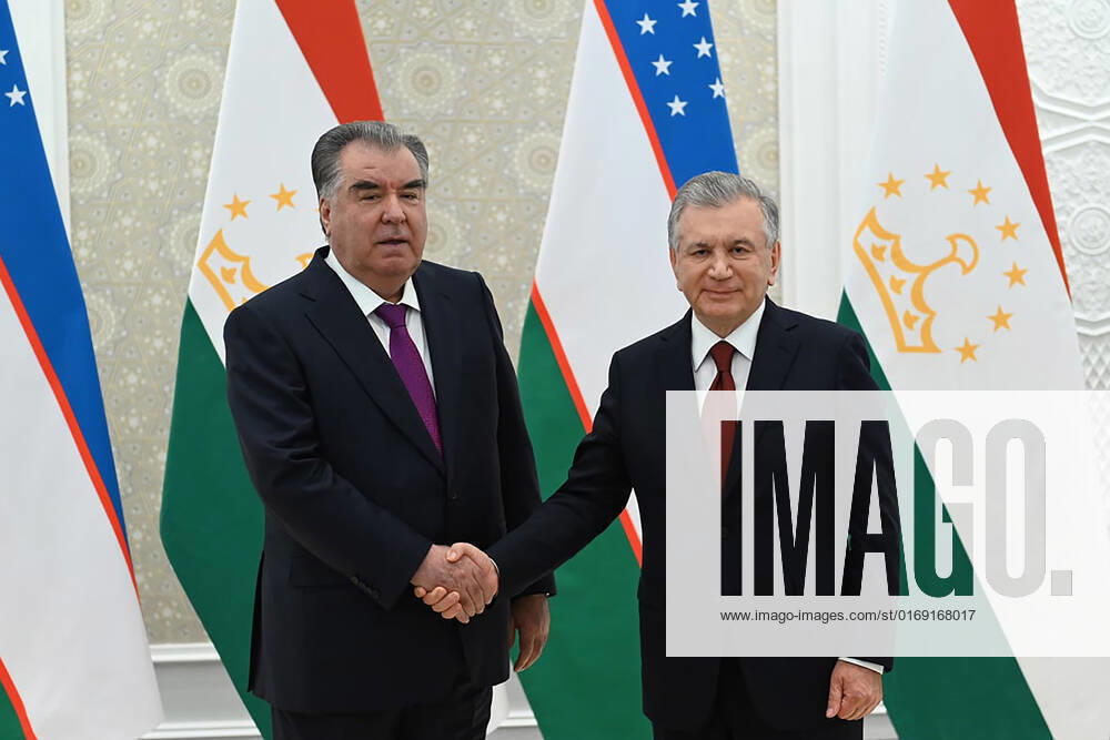 Kazakhstan s President Kassym-Jomart Tokayev meets with Uzbek President Shavkat Mirziyoyev on the sidelines of the Shanghai Cooperation Organization (SCO) leaders summit in Samarkand on Thursday on September 15, 2022. SHA2022091526 UzbekxPresidency
