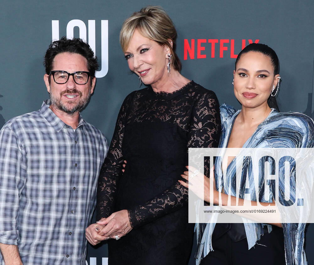 Los Angeles Premiere Of Netflix s Lou American filmmaker J.J. Abrams, American actress Allison Janney and American actress Jurnee Smollett arrive at the Los Angeles Premiere Of Netflix s Lou held at the Netflix Tudum Theater on September 15, 2022 in Hollywood, Los Angeles, California, United States. Netflix Tudum Theater, Hollywood, Los Angeles, California California United States