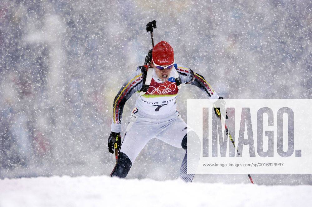 WILHELM Kati GER Olympiasiegerin Biathlon10 km Verfolgung der Frauen in Cesana am 18.02.2006 Olympische Winterspiele 2006 in Turin Italien