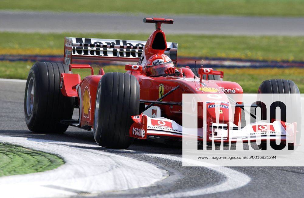SCHUMACHER Michael Team Scuderia Ferrari Grand Prix Formel 1 Grosser Preis von San Marino 2003 in Imola am 20. April 2003
