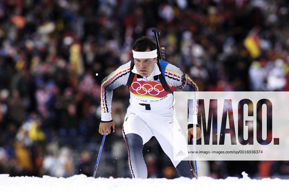 FISCHER Sven GER 3.Platz Biathlon12,5 km Verfolgung der Maenner in Cesana am 18.02.2006 Olympische Winterspiele 2006 in Turin Italien