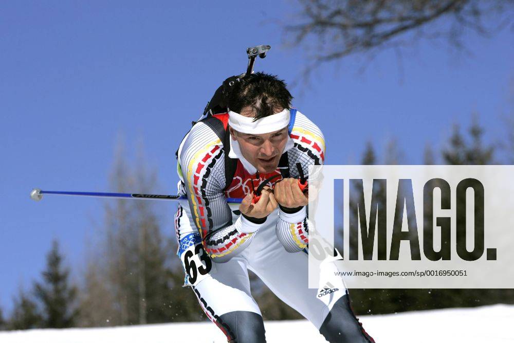 FISCHER Sven 20km Biathlon Individual Biathlon 20km Individual in Cesana am 11.02.2006 Olympische Winterspiele 2006 in Turin Italien