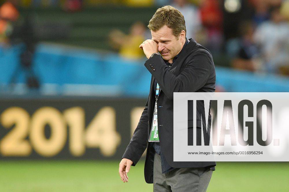 Oliver BIERHOFF (Teammanager GER) weint nach Spielende Freudentränen,weinen, Deutschland (GER) - Argentinien (ARG) 1-0 n.V Finale,Final,Spiel 64, am 13.07.2014 in Rio de Janeiro. Fussball Weltmeisterschaft 2014