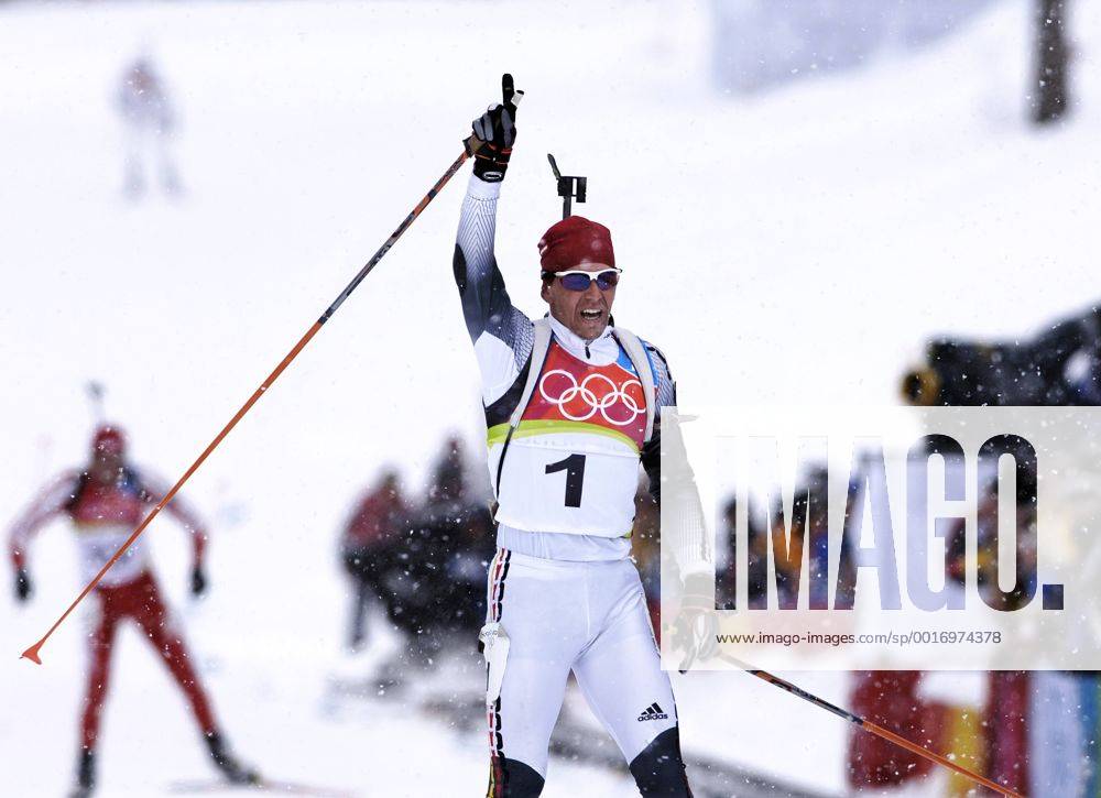 GREIS Michael GER Olympiasieger Biathlon Massenstart der Maenner am 25.02.2006 in Cesana Olympische Winterspiele 2006 in Turin Italien