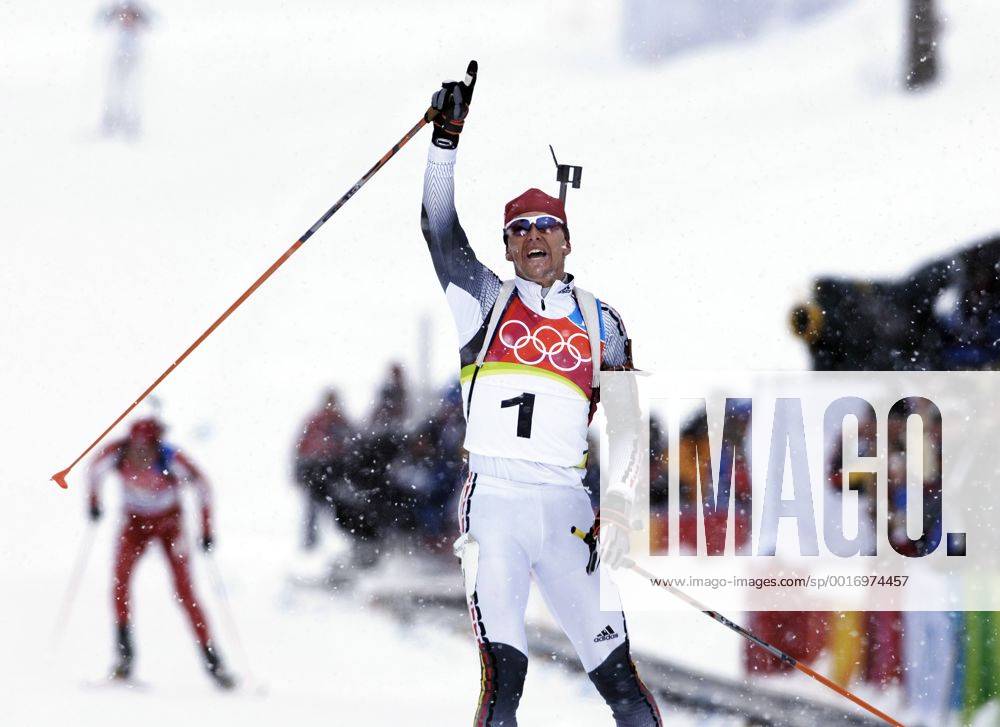 GREIS Michael GER Olympiasieger Biathlon Massenstart der Maenner am 25.02.2006 in Cesana Olympische Winterspiele 2006 in Turin Italien