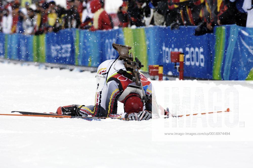 GREIS Michael GER Olympiasieger Biathlon Massenstart der Maenner am 25.02.2006 in Cesana Olympische Winterspiele 2006 in Turin Italien