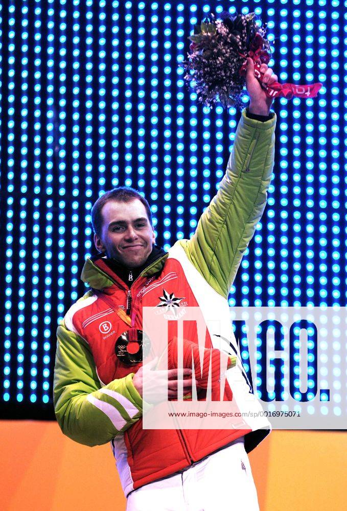 GREIS Michael GER Olympiasieger Siegeehrung Biathlon Massenstart der Maenner am 25.02.2006 in Turin Olympische Winterspiele 2006 in Turin Italien