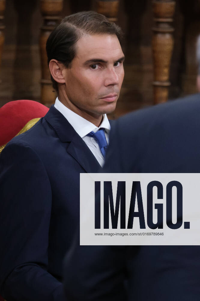The King Presents The V Edition Of The camino Real Award To Rafa Nadal King Felipe VI presents the Camino Real Award to tennis player Rafael Nadal , during its fifth edition, at the auditorium of the University of Alcala, on 20 September, 2022 in Alcala de Henares, Madrid, Spain Madrid Spain