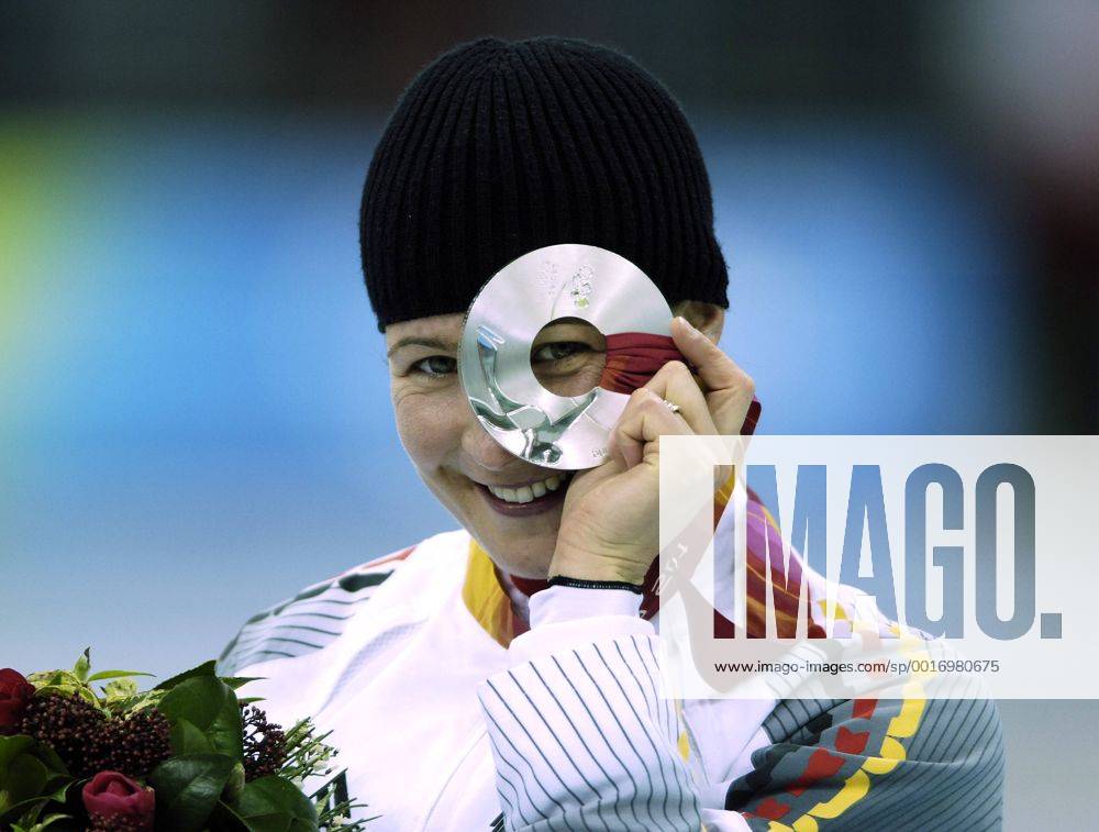 PECHSTEIN Claudia GER 2.Platz Eisschnellaufen 5000m der Frauen am 25.02.2006 in Turin Olympische Winterspiele 2006 in Turin Italien