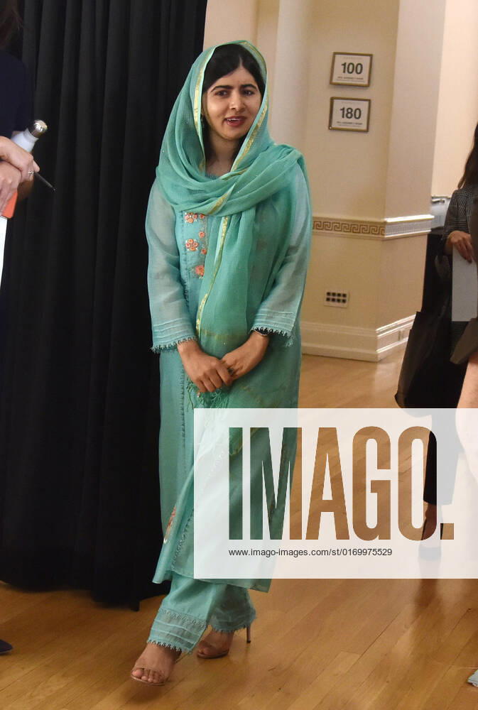 WASHINGTON, DC - SEPTEMBER 24: Malala Yousafzai at HISTORYTalks 2022: Your Place in History at DAR Constitution Hall in Washington, DC on September 24, 2022.