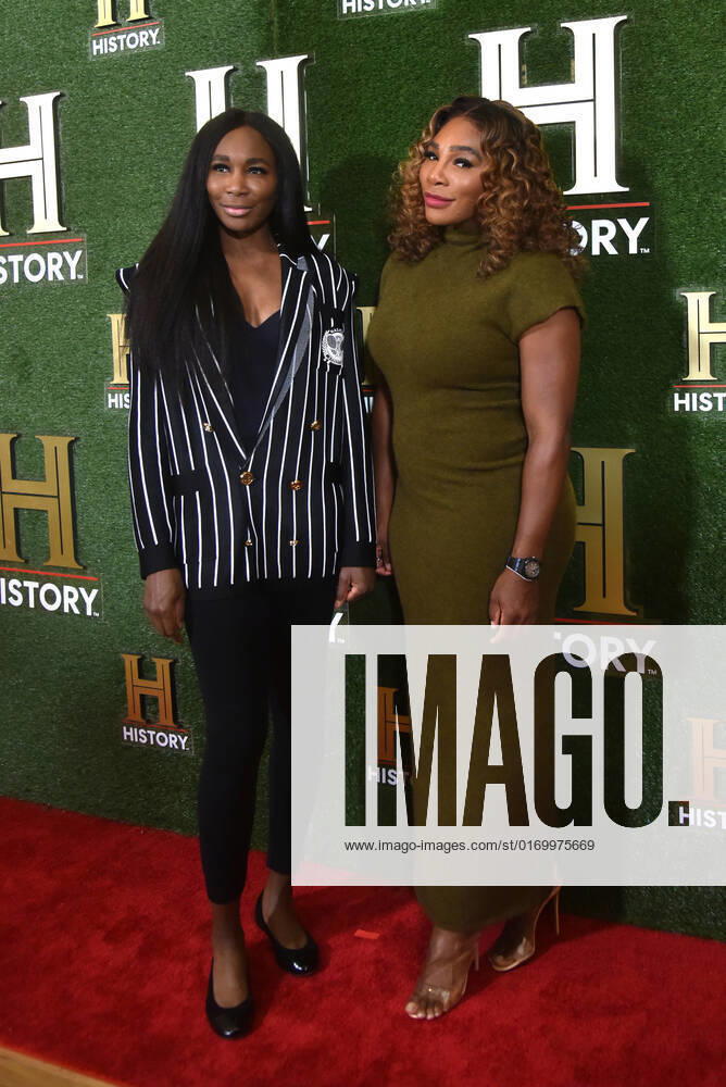 WASHINGTON, DC - SEPTEMBER 24: Venus Williams and Serena Williams at HISTORYTalks 2022: Your Place in History at DAR Constitution Hall in Washington, DC on September 24, 2022.