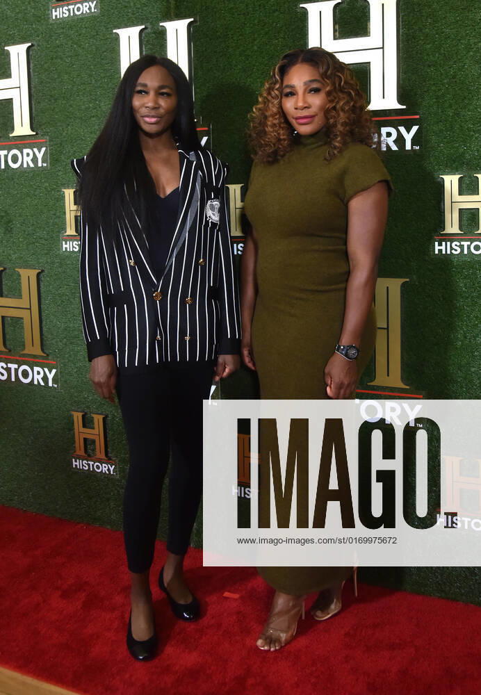 WASHINGTON, DC - SEPTEMBER 24: Venus Williams and Serena Williams at HISTORYTalks 2022: Your Place in History at DAR Constitution Hall in Washington, DC on September 24, 2022.