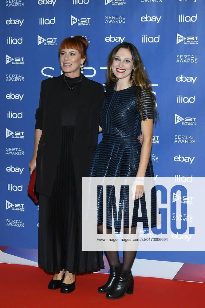 Photo IPP Mario Romano Milan 25 9 2019 red carpet Serial Awards 2022 in the photo Francesca Fiore and Sarah Malnerich Italy Photo Press World Copyright SERIAL AWARD 0