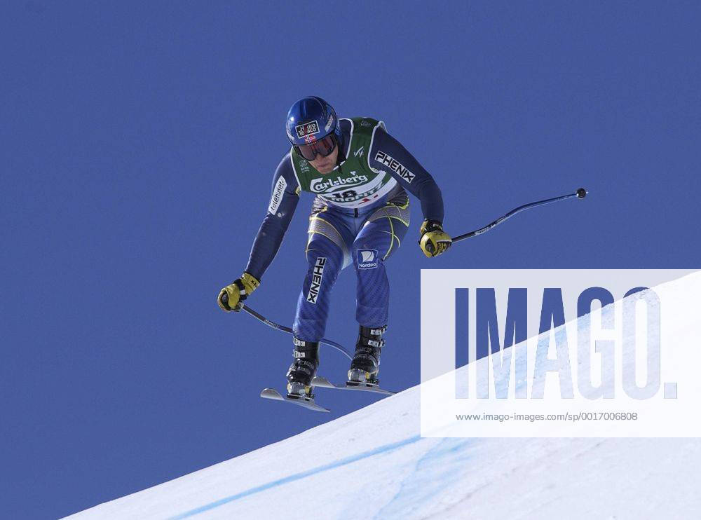 AAMODT Kjetil-Andre FIS Ski Alpine Weltmeisterschaften 2003 in St.Moritz.Wettbewerb Männer Abfahrt.Sport Wintersport Ski Alpine Aktion. Copyright