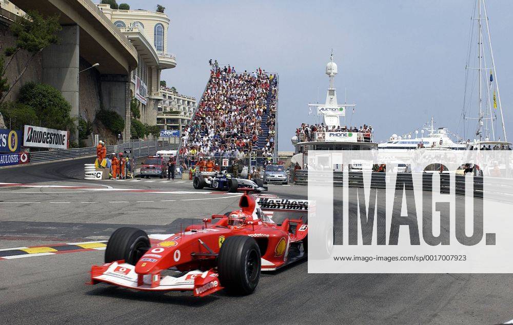 SCHUMACHER Michael GRAND PRIX MONACO 2003 Formel1 in Monte Carlo. Motorsport Formel 1 Ferrari Aktion. Copyright