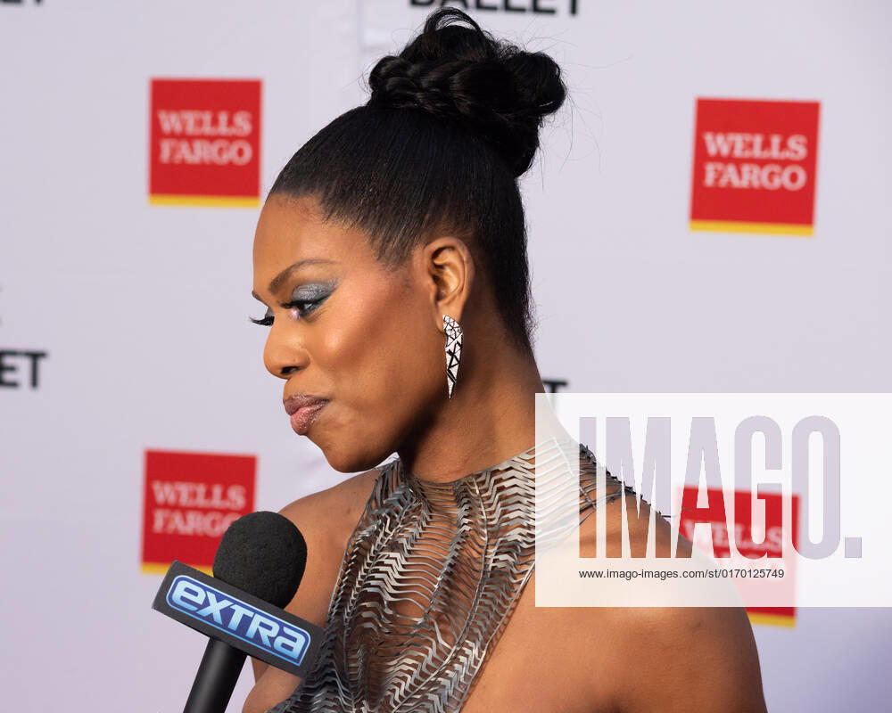Laverne Cox gives an interview on the red carpet at the New York City Ballet 2022 Fall Fashion Gala at the David H. Koch Theater in New York City on Wednesday, September 28th, 2022. 1 NYP20220928529 GabrielexHoltermann