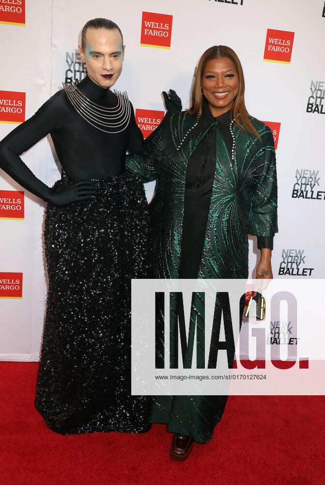 JORDAN ROTH and QUEEN LATIFAH attend the New York City Ballet 2022 Fall Fashion Gala held at the David H. Koch Theater at Lincoln Center. New York City USA - ZUMAk03_ 20220928_zaf_k03_134