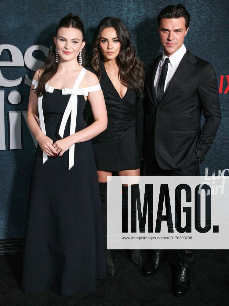 New York Premiere Of Netflix s Luckiest Girl Alive Chiara Aurelia, Mila Kunis and Finn Wittrock arrive at the New York Premiere Of Netflix s Luckiest Girl Alive held at The Paris Theater in Manhattan, New York City, New York, United States. The Paris Theater, Manhattan, New York City, New York New York United States