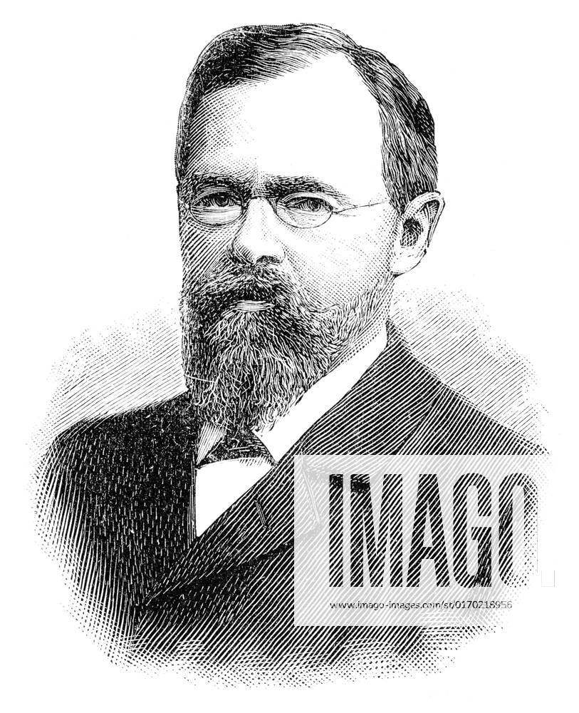 Carl Paul Gottfried Linde, 1842 - 1934, a German engineer Carl Paul Gottfried Linde, Ritter von Linde, 1842 - 1934, a German engineer who developed refrigeration and gas separation technologies, Carl Paul Gottfried Linde, 1842 - 1934, ein deutscher Ingenieur, Erfinder und Gründer der Linde AG.