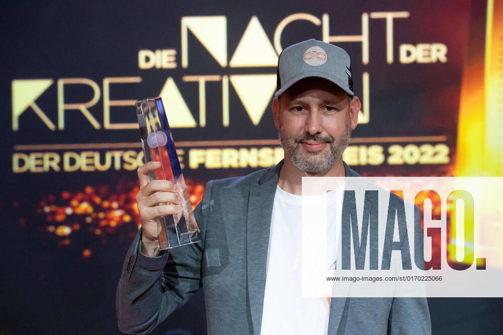 Prize winner Johannes SPIECKER, German Television Award ceremony, The Night of the Creatives The German Television Award 2022, German Television Award 2022 in Cologne, on 13 09 2022