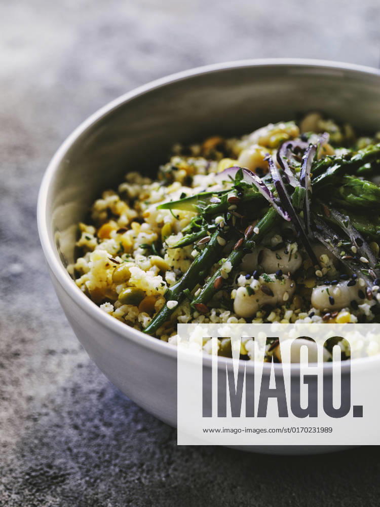 Bulgur tabbouleh with asparagus Bulgur tabbouleh with asparagus