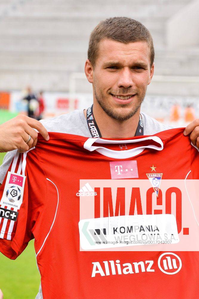 Lukas Podolski (Germany FC Arsenal) arrived in Zabrze to the game Gornik Zabrze vs Cracovia Krakow GOR_ZAB_VS_CRACOVIA_FTN_0767