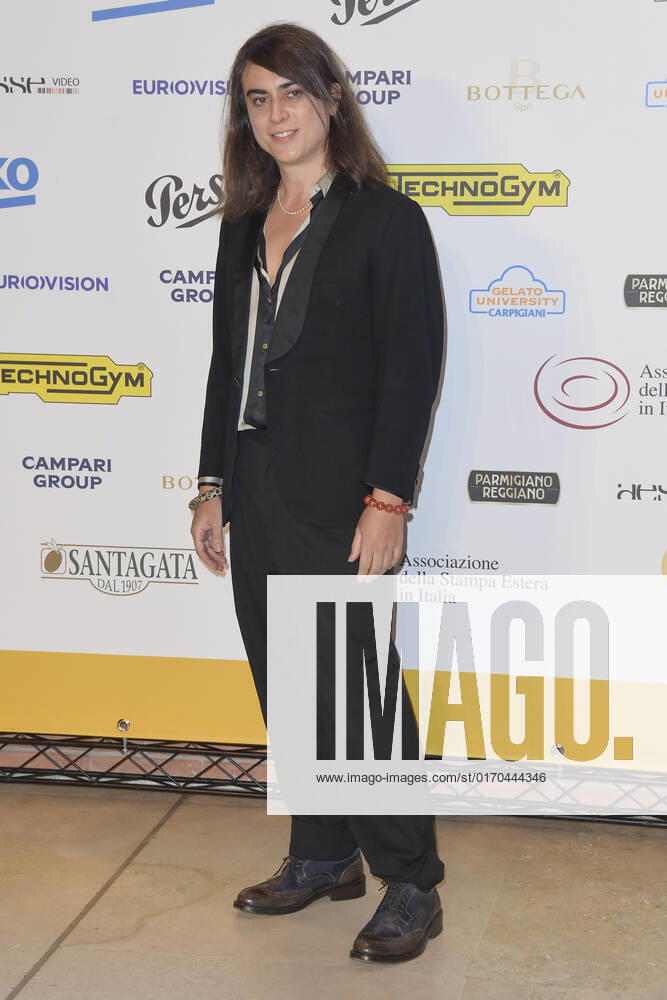 Francesco Costabile attends at the red carpet of the Globo d oro award 2022 at the Auditorium Parco Della Musica. Rome Italy - ZUMAs197 20221004_zaa_s197_388