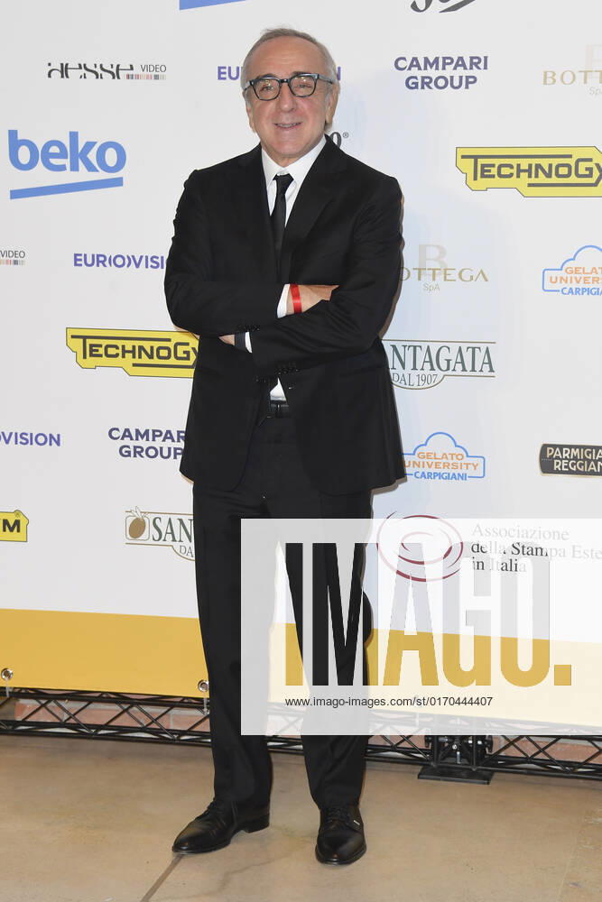 Silvio Orlando attends at the red carpet of the Globo d oro award 2022 at the Auditorium Parco Della Musica. Rome Italy - ZUMAs197 20221004_zaa_s197_414