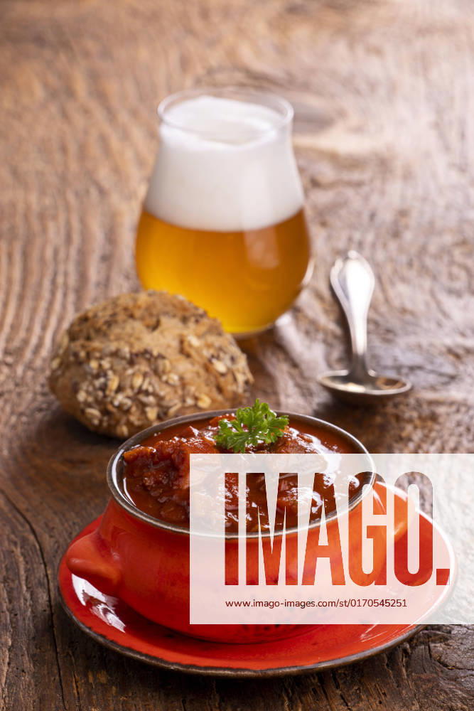 Goulash at dark Wood with Beer 1035310039