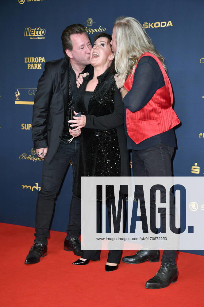 Claudius Dreilich, Ute Freudenberg and Bernd Römer at the 28 award ceremony of the Golden Hen 2022 in Studio 3 of the Media City of MDR Berlin, 07 10 2022 Foto:xN.xKubelkax xFuturexImage