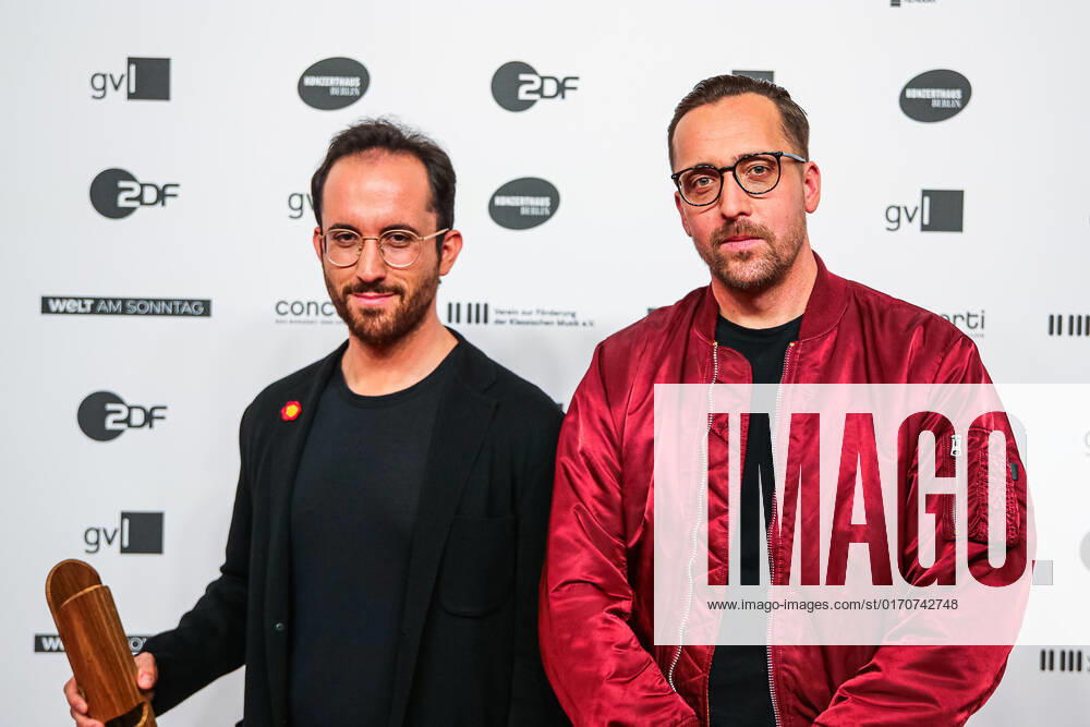 Igor Levit and Danger Dan at the OPUS Klassik Award 2022 ceremony at the Konzerthaus Berlin am Gendarmenmarkt OPUS Klassik 2022
