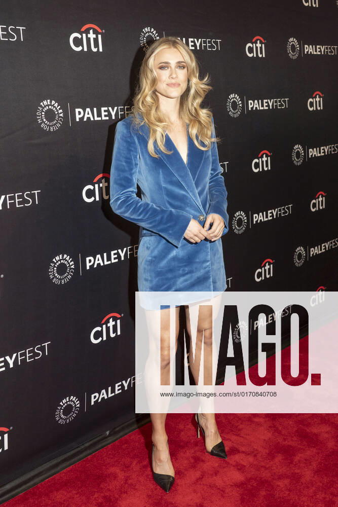 Melissa Roxburgh attends the Manifest season 4 screening during 2022 PaleyFest NY at Paley Museum in New York City. New York United States - ZUMAs197 20221011_zaa_s197_530