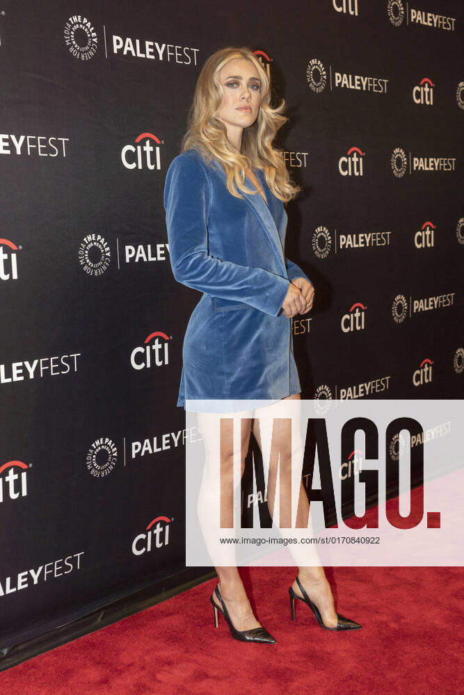 Melissa Roxburgh attends the Manifest season 4 screening during 2022 PaleyFest NY at Paley Museum in New York City. New York United States - ZUMAs197 20221011_zaa_s197_532