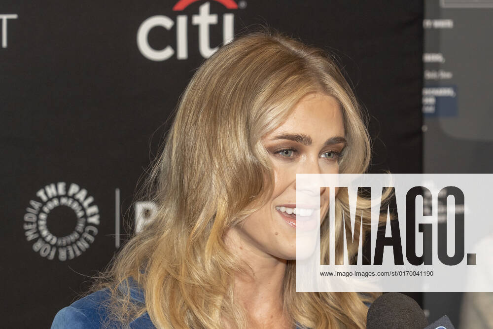 Melissa Roxburgh attends the Manifest season 4 screening during 2022 PaleyFest NY at Paley Museum in New York City. New York United States - ZUMAs197 20221011_zaa_s197_537