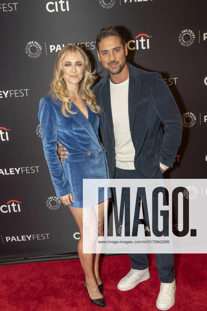 Melissa Roxburgh and J.R. Ramirez attend the Manifest season 4 screening during 2022 PaleyFest NY at Paley Museum in New York City. New York United States - ZUMAs197 20221011_zaa_s197_544