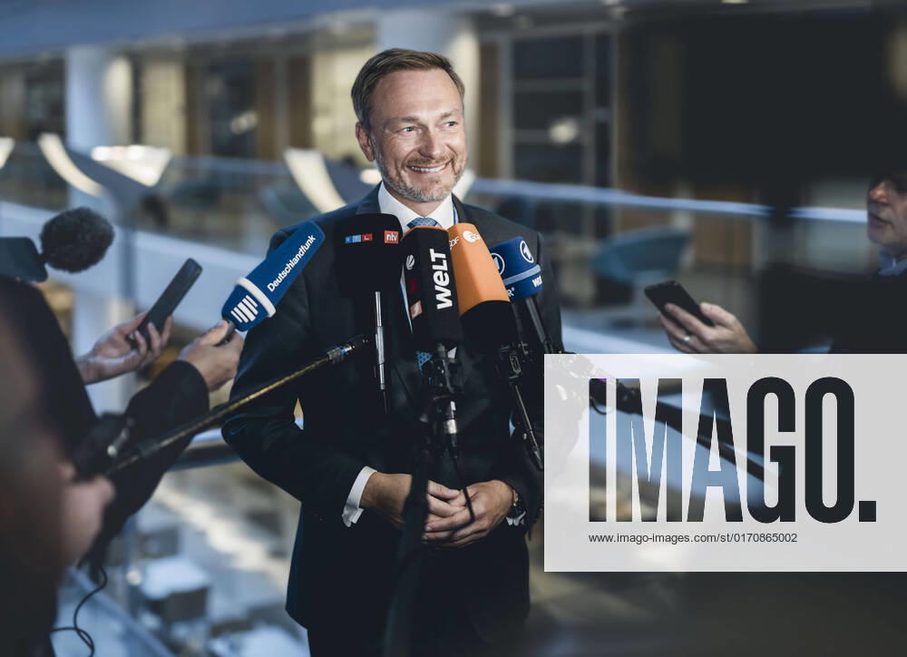 German Finance Minister Christian Lindner FDP at a press briefing on the sidelines of the IMF Fall Meetings Washington, 12 10 2022 Washington United States of America