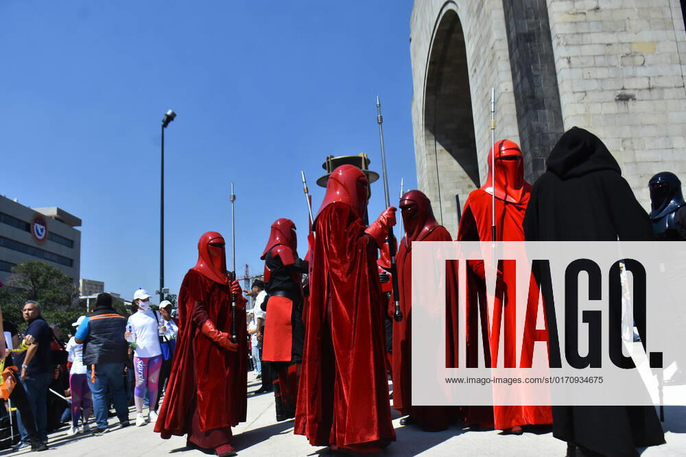 A participant takes part during the Training Day Star Wars Parade at Reforma Avenue. on October 15, 2022 in Mexico City, Mexico. Mexico City Mexico - ZUMAe321 20221015_zia_e321_050