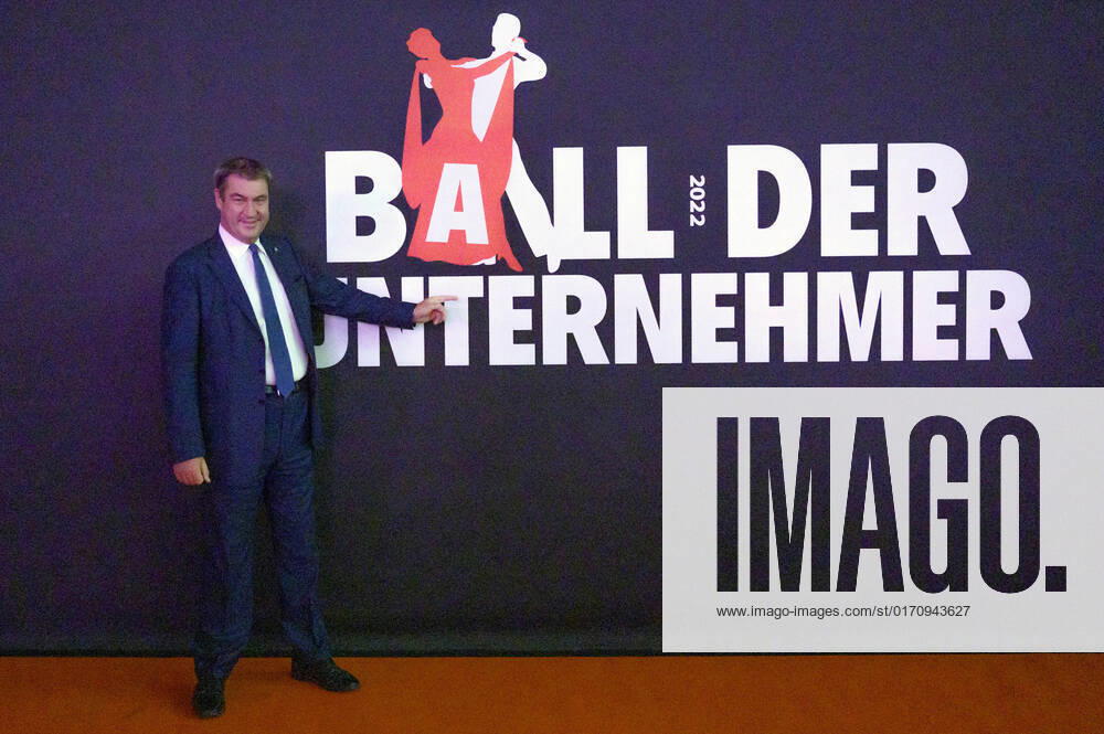 Markus Söder at the 10 Ball of Entrepreneurs 2022 in Hall 3C of NürnbergMesse Nuremberg, 15 10 202323 Foto:xD.xAnoraganingrumx xFuturexImage