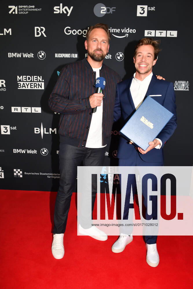 Steven Gätjen and Tobias Krell Blue Panther TV Streaming Award 2022 Honoring, Award, Prize BMW Welt Munich 19 October 2022