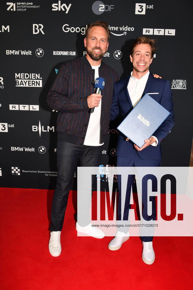 Steven Gätjen and Tobias Krell Blue Panther TV Streaming Award 2022 Honoring, Award, Prize BMW Welt Munich 19 October 2022